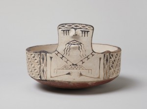 Diaguita. A.D. 1100–1450: Bowl. Ceramic with polychrome slip, 11.5 x 17.4 cm